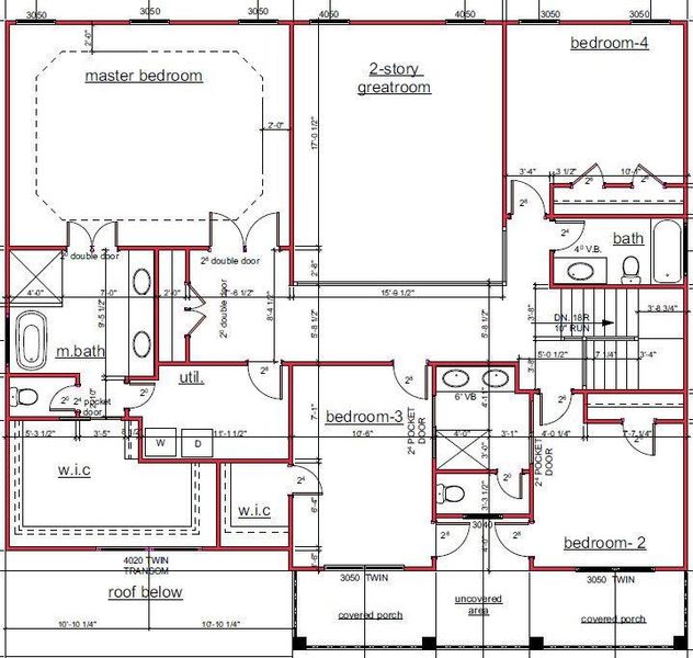 2D floor plan layout of this home in , Buford, GA (Image 4).