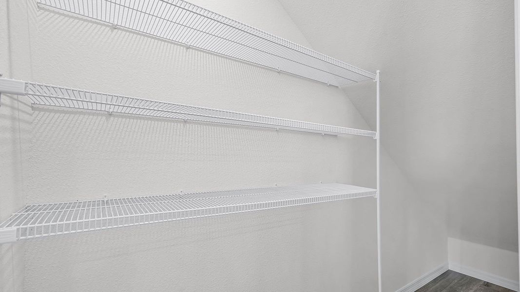 Representative unfurnished interior of a home built from the VALE by D.R. Horton in Harmony at Lake Eloise, Winter Haven (Image 22).