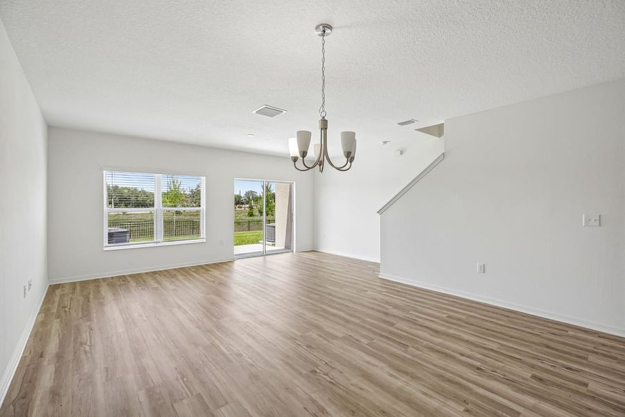 Spacious, unfurnished interior of a new home in Reserve at Forest Lake Townhomes, Lake Wales (Image 12). Spacious, unfurnished interior of a new home in Reserve at Forest Lake Townhomes, Lake Wales (Image 12).