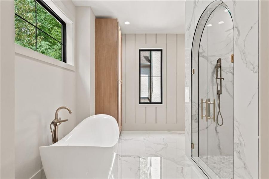 Furnished interior view inside a new home in , Atlanta (Image 17).