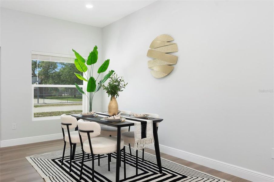 Furnished interior view inside a new home in , St. Petersburg (Image 9).