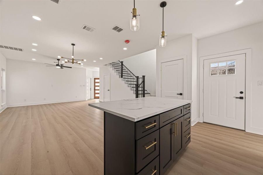 Furnished interior view inside a new home in , Houston (Image 7).