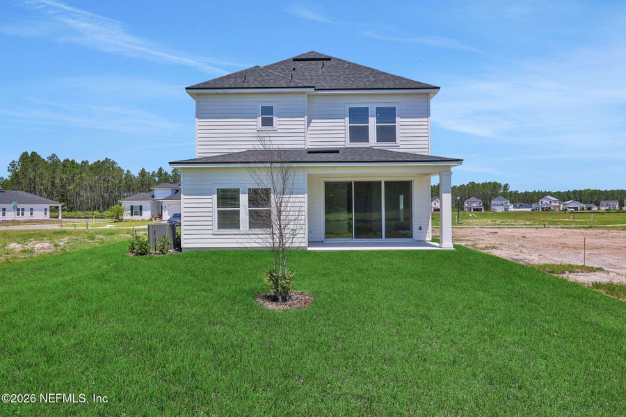 Exterior details and patio area of a home in Brook Forest, St. Augustine (Image 31).