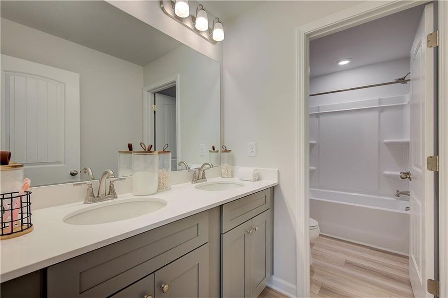 Furnished interior view inside a new home in Hamilton Lakes, Lawrenceville (Image 17).