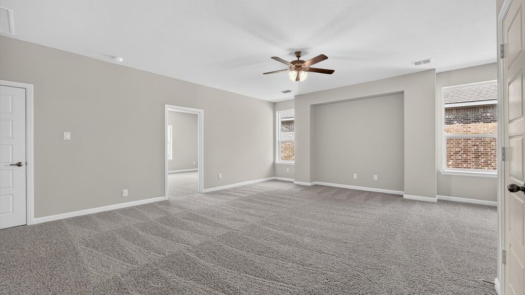 Representative unfurnished interior of a home built from the The Willow by D.R. Horton in Morningstar, Aledo (Image 29). Representative unfurnished interior of a home built from the The Willow by D.R. Horton in Morningstar, Aledo (Image 29).