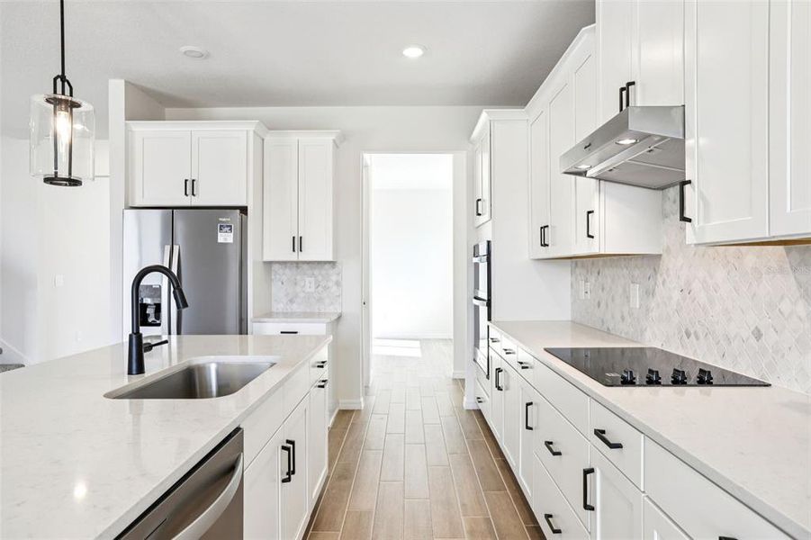 Furnished interior view inside a new home in Two Rivers - Signature Series, Zephyrhills (Image 14). Furnished interior view inside a new home in Two Rivers - Signature Series, Zephyrhills (Image 14).