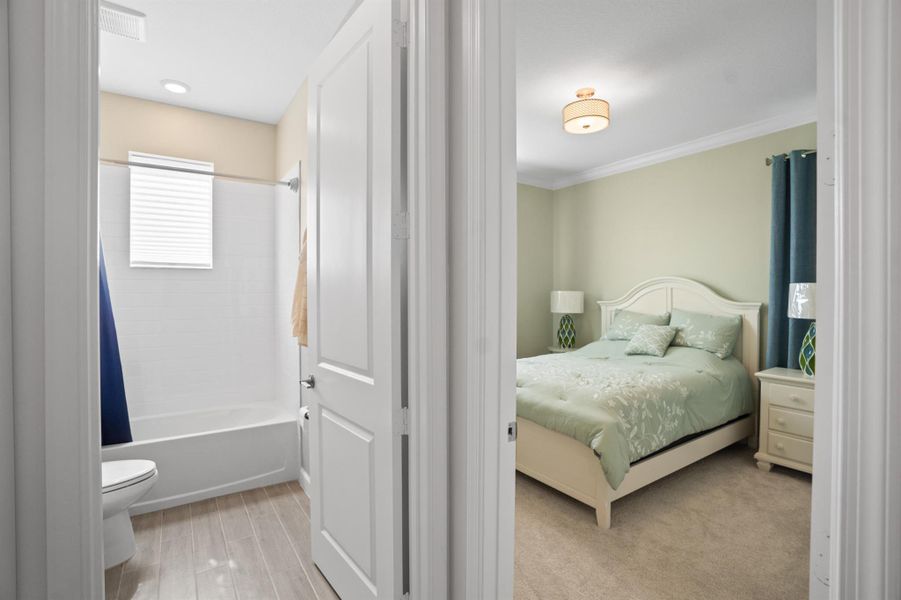 Furnished interior view inside a new home in , Loxahatchee (Image 29).