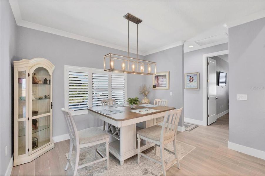 Furnished interior view inside a new home in , Placida (Image 39).