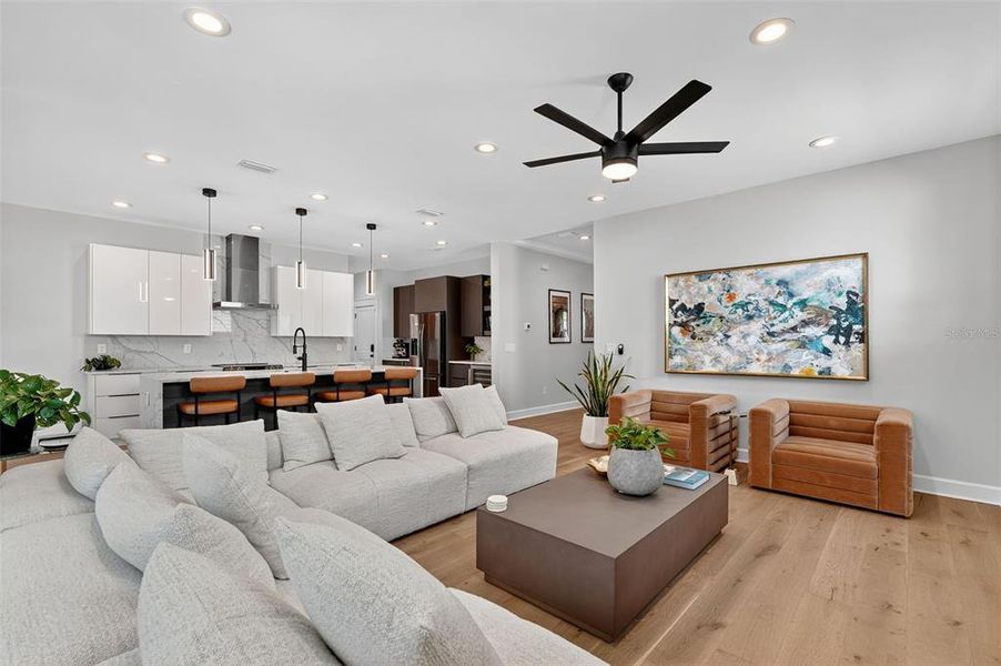 Furnished interior view inside a new home in , Tampa (Image 54).