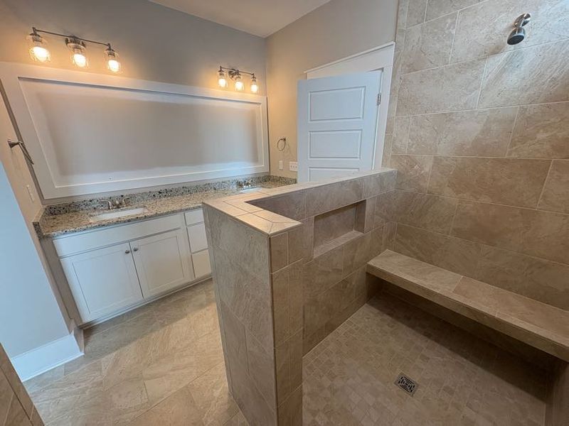 Furnished interior view inside a new home in Riverside Cove, Wilmington (Image 14). Furnished interior view inside a new home in Riverside Cove, Wilmington (Image 14).