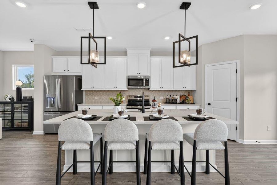 Furnished interior view inside a new home in Dreycott, Lawrenceville (Image 14).