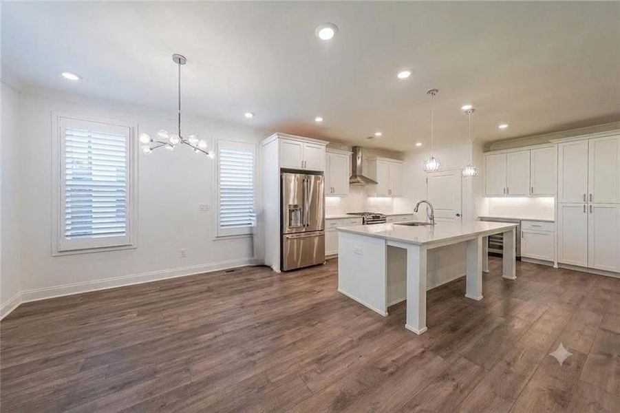 Furnished interior view inside a new home in , Duluth (Image 12).