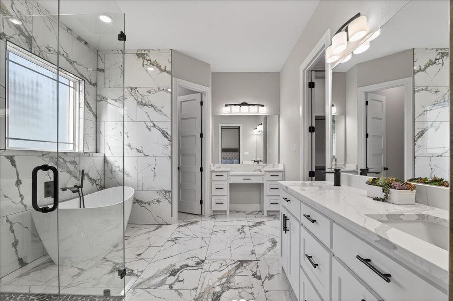 Furnished interior view inside a new home in , Celeste (Image 18).