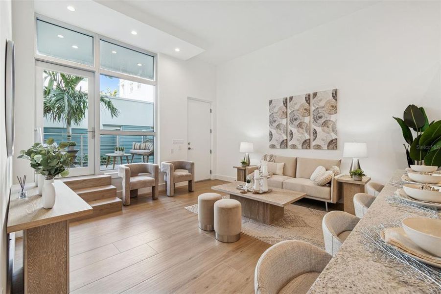 Furnished interior view inside a new home in , Sarasota (Image 6).