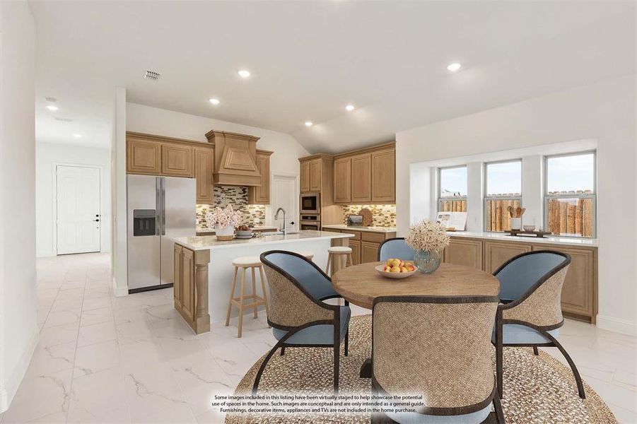 Furnished interior view inside a new home in Georgetown at Kings Fort 50s, Kaufman (Image 17).