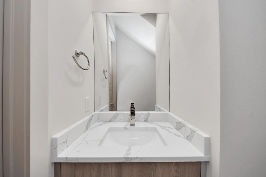 Furnished interior view inside a new home in Agua, Houston (Image 8). Furnished interior view inside a new home in Agua, Houston (Image 8).