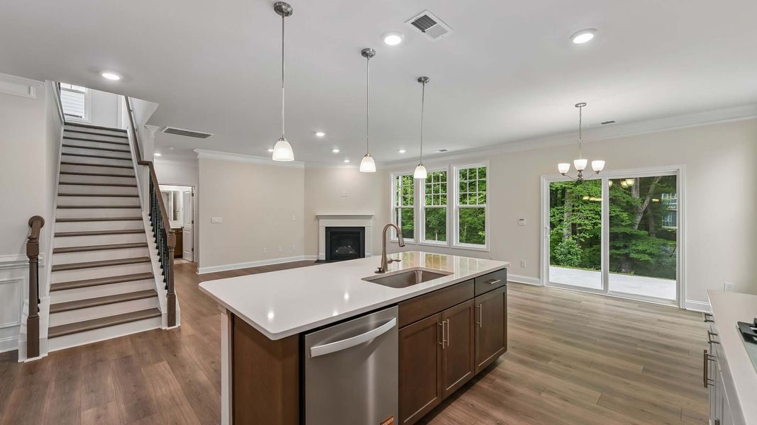 Furnished interior view inside a new home in Oak Grove Hill, Huntersville (Image 4).