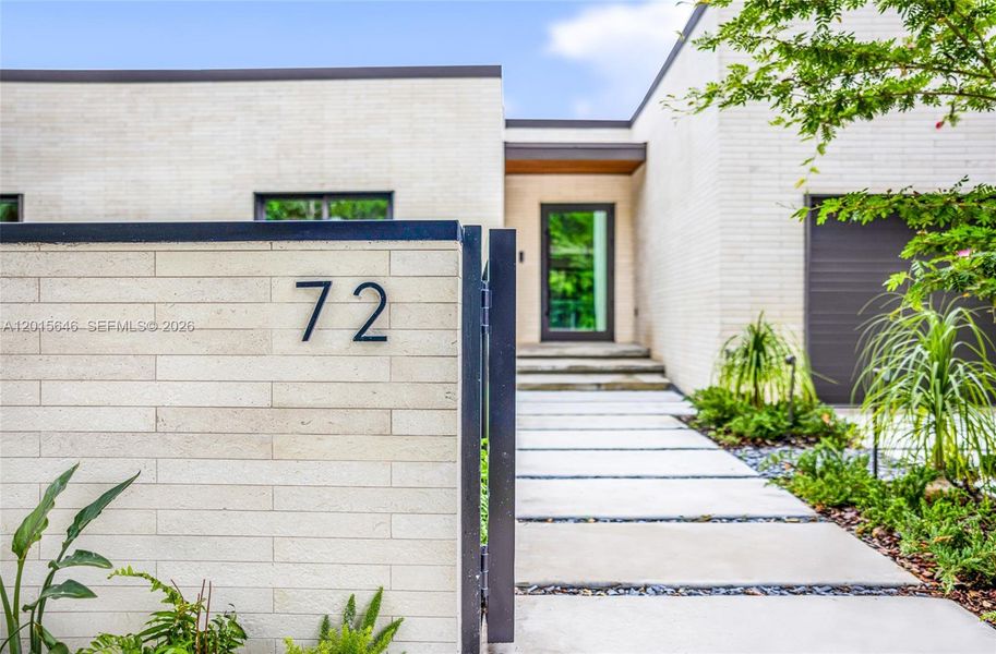 Exterior details and patio area of a home in , Miami (Image 31). Exterior details and patio area of a home in , Miami (Image 31).