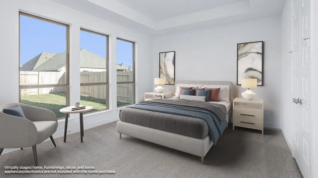 Furnished interior view inside a new home in Lariat 50', Liberty Hill (Image 5).