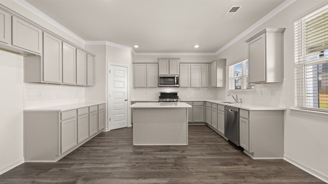 Furnished interior view inside a new home in Independence, Loganville (Image 8). Furnished interior view inside a new home in Independence, Loganville (Image 8).