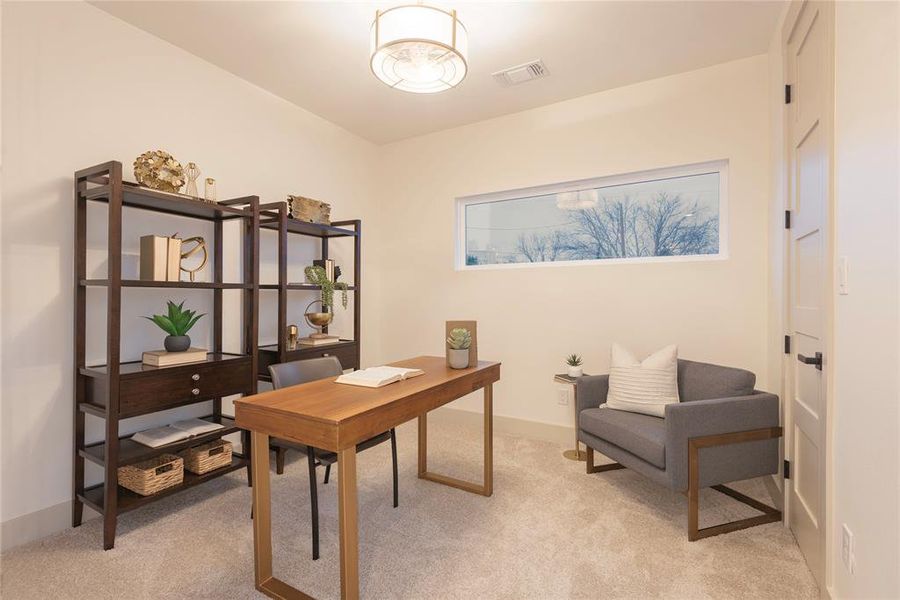 Furnished interior view inside a new home in , McKinney (Image 10).