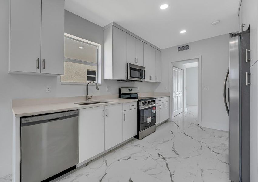 Furnished interior view inside a new home in , Boynton Beach (Image 2).