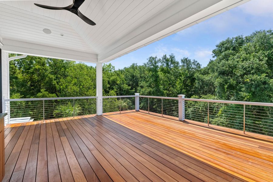 Exterior details and patio area of a home in , Sullivan's Island (Image 37). Exterior details and patio area of a home in , Sullivan's Island (Image 37).