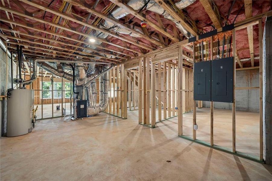 In-progress construction of a new home in , Atlanta, GA (Image 52).