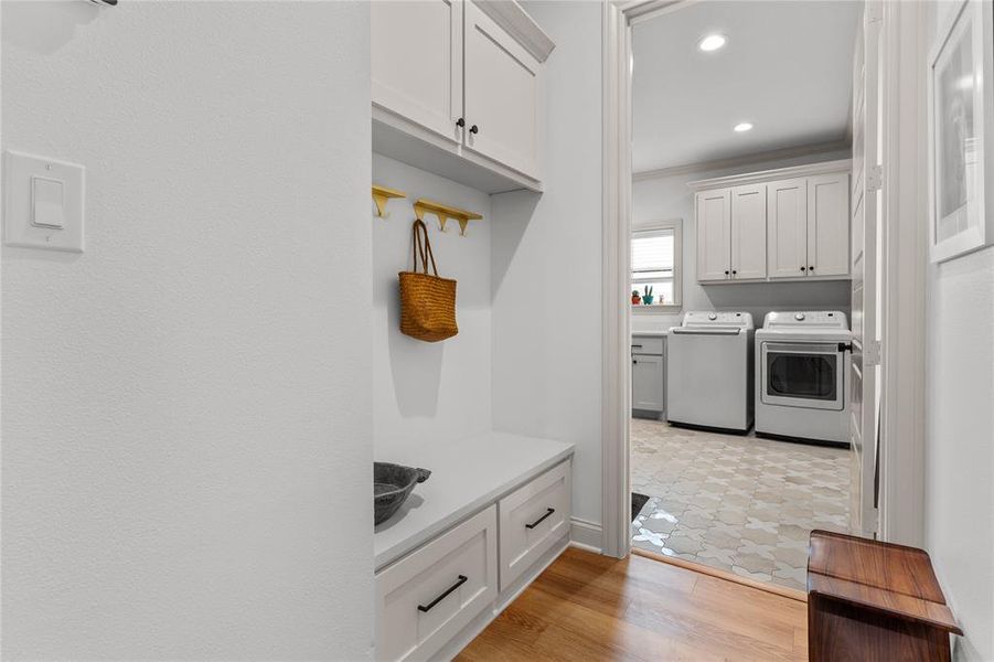 Furnished interior view inside a new home in , Woodway (Image 19).