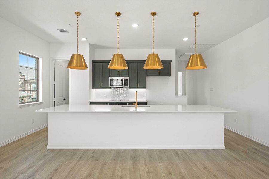 Representative furnished interior of a home built from the Darmouth by Ashton Woods in Parkside, Mansfield (Image 6).