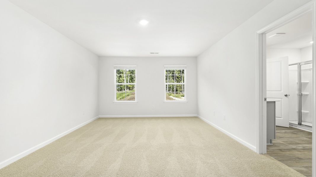 Spacious, unfurnished interior of a new home in Mount Hope Estates, Winston-Salem (Image 22). Spacious, unfurnished interior of a new home in Mount Hope Estates, Winston-Salem (Image 22).