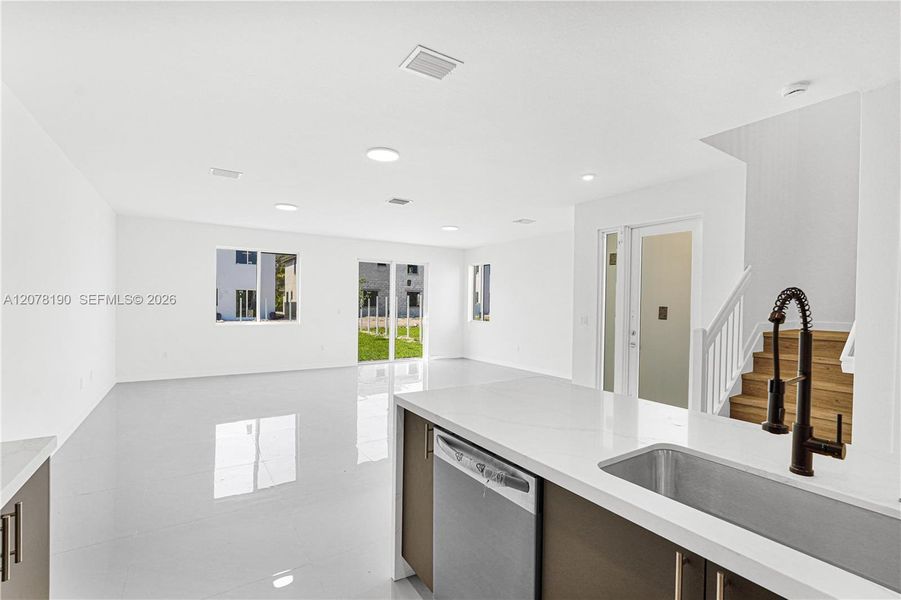 Furnished interior view inside a new home in , Miami (Image 46).