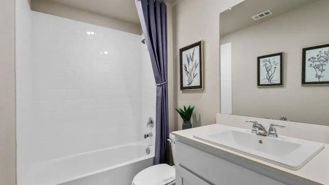Furnished interior view inside a new home in Rosewood at Beltmill, Fort Worth (Image 31).