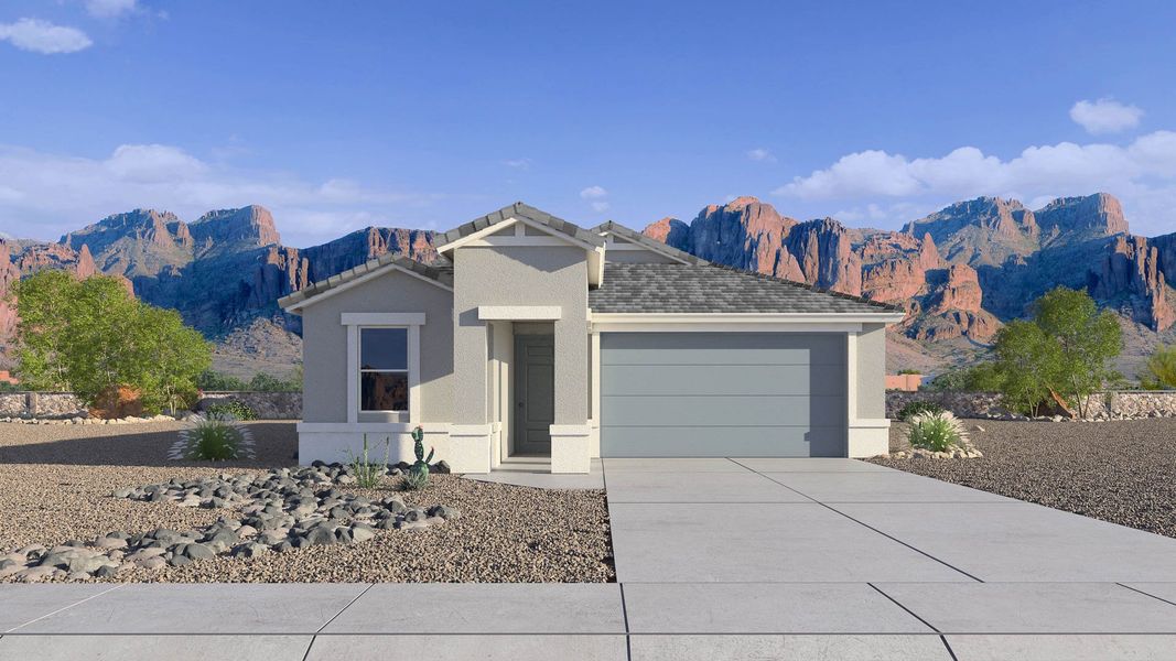 Representative exterior photo of a completed home built from the Caden by D.R. Horton in Upper Canyon, Phoenix, AZ (Image 22). Representative exterior photo of a completed home built from the Caden by D.R. Horton in Upper Canyon, Phoenix, AZ (Image 22).