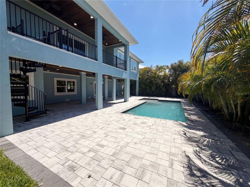 Exterior details and patio area of a home in , Dunedin (Image 32).