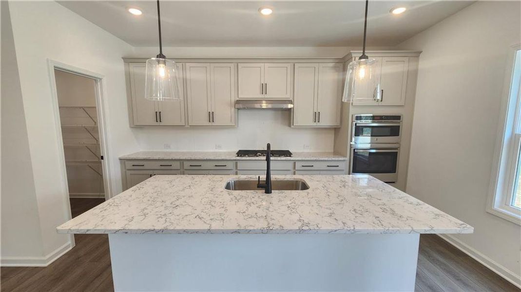 Furnished interior view inside a new home in The Estates at Casteel, Bethlehem (Image 7).