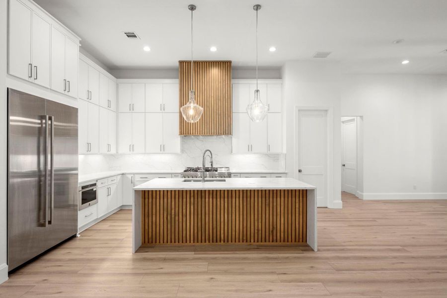 Furnished interior view inside a new home in , New Waverly (Image 16).