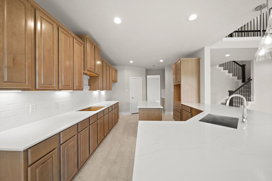 Furnished interior view inside a new home in Morton Creek Ranch, Katy (Image 2). Furnished interior view inside a new home in Morton Creek Ranch, Katy (Image 2).