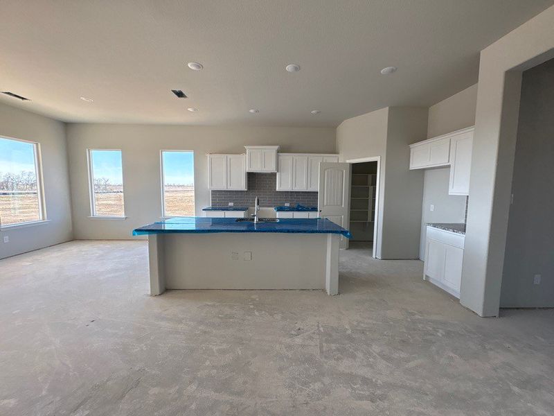 In-progress construction of a new home in Clear Sky Addition, Valley View, TX (Image 4). In-progress construction of a new home in Clear Sky Addition, Valley View, TX (Image 4).