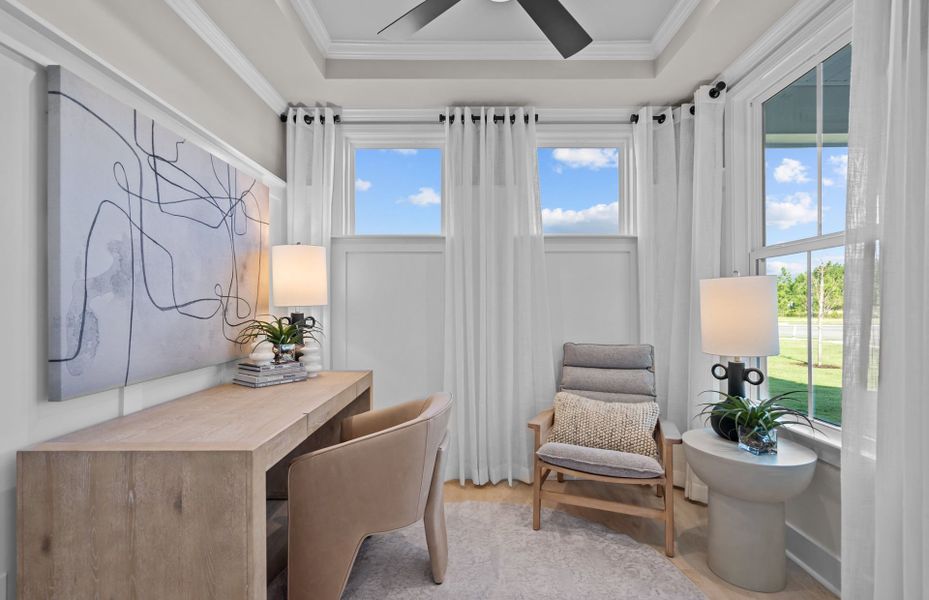 Representative furnished interior of a home built from the Contour by Del Webb in Del Webb Ocean Isle Beach, Shallotte (Image 11).