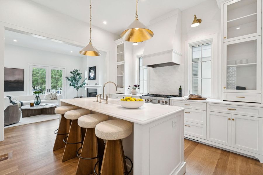 Furnished interior view inside a new home in , Charleston (Image 36).