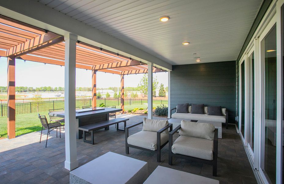 Stardom Patio in new home construction by Del Webb homebuilders Nashville Stardom Patio in new home construction by Del Webb homebuilders Nashville