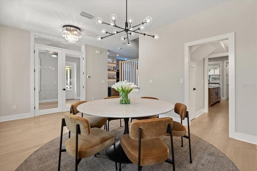 Furnished interior view inside a new home in , Winter Park (Image 33).