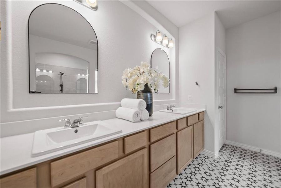 Furnished interior view inside a new home in , Little Elm (Image 17).