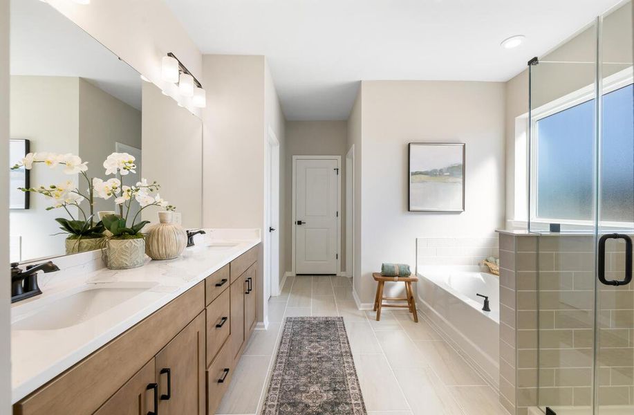 Representative furnished interior of a home built from the Aspen by Beazer Homes in The Oaks, Goose Creek (Image 8).