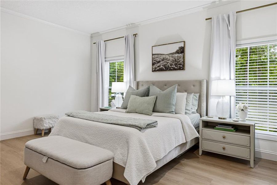 Furnished interior view inside a new home in , Webster (Image 34).