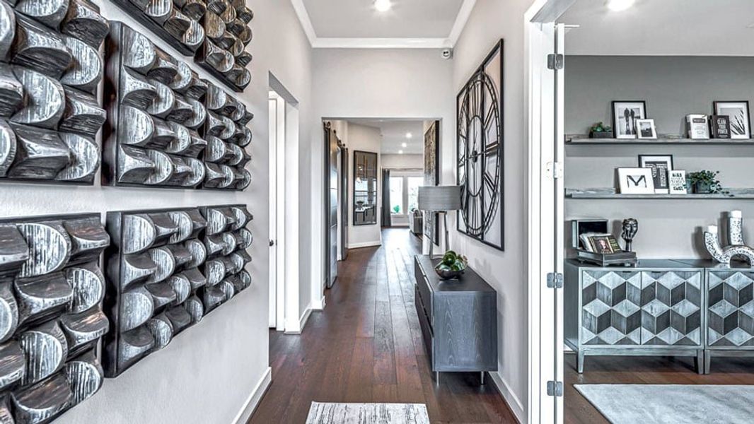 Furnished interior view inside a new home in Avalon at Cypress, Cypress (Image 18).
