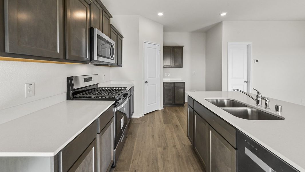 Furnished interior view inside a new home in Wildcat Ranch, Crandall (Image 10).