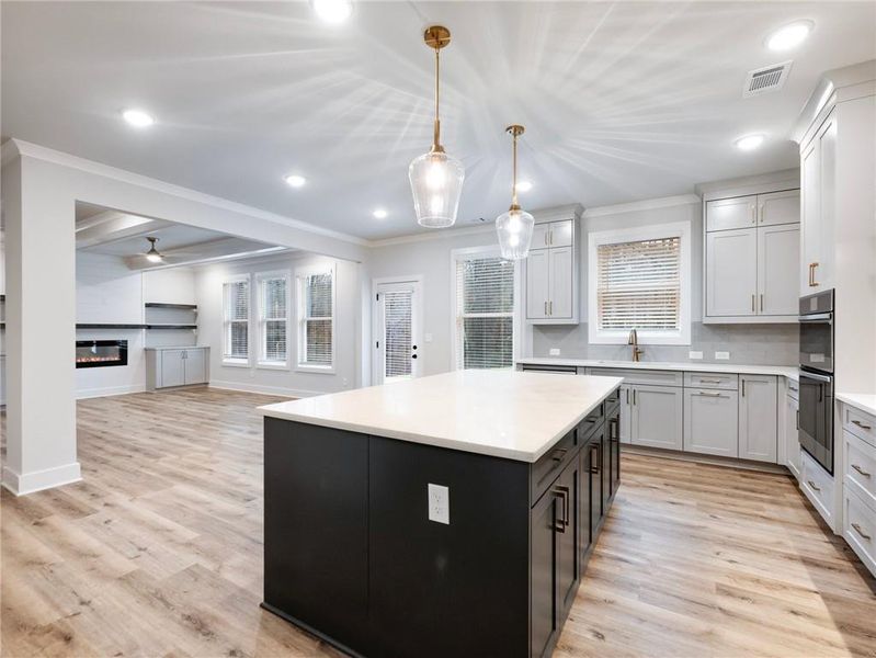 Furnished interior view inside a new home in , Buford (Image 12).