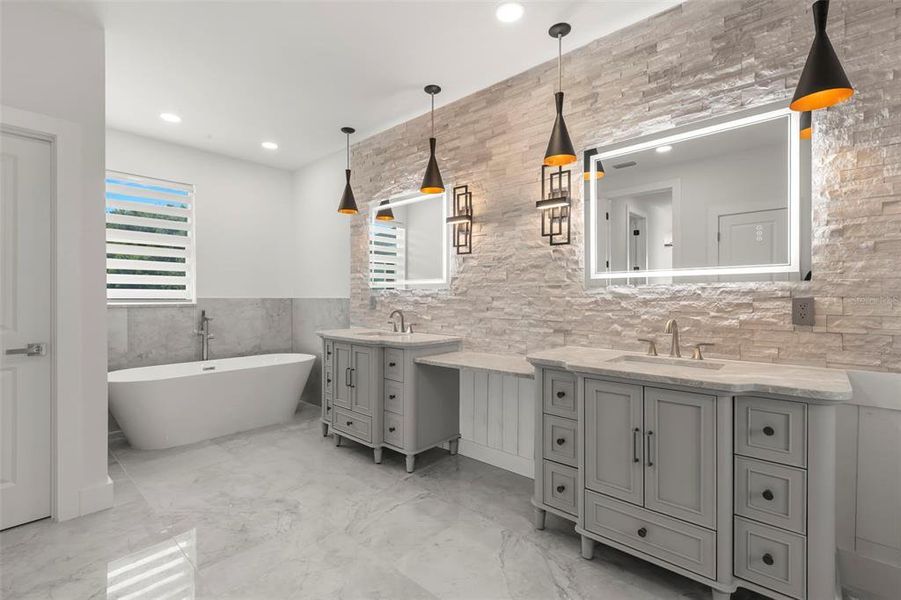 Furnished interior view inside a new home in , Safety Harbor (Image 13).